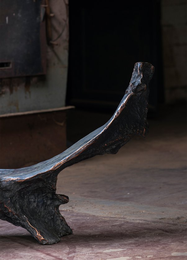 The Celestial Seat, Marius Ritiu, contemporary art, copper sculpture,  copper, functional art, collectible design