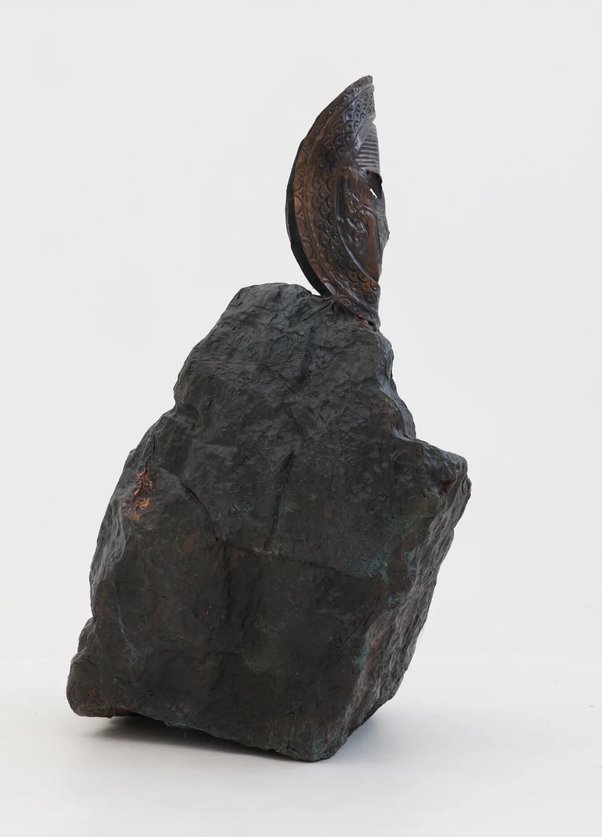 Rocky Bastard, Marius Ritiu, contemporary art, copper sculpture,  copper, functional art, collectible design